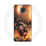 Coque Maniacase pour Samsung Galaxy A5 2017 Demon Slayer Nezuko 3D art anime Manga