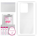 apgo Ultra Clear Protective Skin Sticker for the back compatible with Vivo Y36, Wrap Film, Hydrogel Film, Flexible, Soft TPU with positioning layer ea