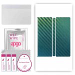 apgo Protective Skin Sticker for the back compatible with Honor V Purse, Wrap Film, Foil, Vinyl - Pattern Carbon Chameleon CAKA1
