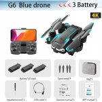 S6 uus professionaalne kokkupandav neljakopteri &otilde;hust drooni HD kaamera RC helikopter FPV WIFI takistuste v&auml;ltimine aerofotograafia m&auml;nguasja kingitus 5000 m 4K camera-3 B