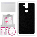 apgo Protective Skin Sticker for the back compatible with Nokia 8 Sirocco, Wrap Film, Foil, Vinyl - Pattern Matte Black