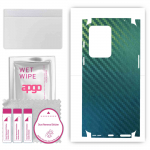 apgo Protective Skin Sticker for the back+sides compatible with ONePlus Nord 2T, Full Wrap Film, Foil, Vinyl - Pattern Carbon Chameleon CAKA1