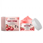 Eelhoe 100g Strawberry Fruity Face Scrub Cream Face Scrub Cleaning Skin Whitening remove Cutin Dead Skin Moisturizing Body Care 100g