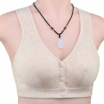 Naiste mugav puuvillane rinnahoidja kingitus emale Fashion Pehme Bralette aluspesu Stretch Plus Size Vest rinnahoidja 36/80 tumepruun v&auml;rv