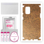 apgo Protective Skin Sticker for the back+sides compatible with OnePlus 8T, Full Wrap Film, Foil, Vinyl - Pattern Rusty Copper