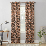 Leopardtr&uuml;kk Lehed Graafika Aknakardinad Elutoa Magamistoa Akende Hooldused Koduk&ouml;&ouml;k Kardinad 135W x 60H(cm) x1
