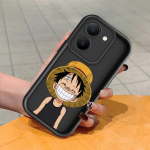 Pehme silikoonist ruudukujulise redeli mustriga telefoni&uuml;mbris, t&auml;ielikult kattev, kaamera p&otilde;rutuskindel kaitse, kummist &uuml;mbris Vivole Vivo S1 valge