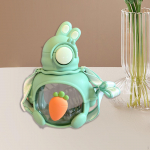 Joogiveepudel Kids Bunny 690 ml Cartoon Jug spordikeetja poistele ja t&uuml;drukutele roheline