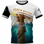 Meeste vintage t-s&auml;rk 3d Christian Jesus tr&uuml;kitud T-s&auml;rk Harajuku t&auml;navar&otilde;ivad Meeste riided Suur pluus Tee Palvetopid S