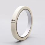 12/18/24/50 mm maalriteip valge &uuml;hepoolne teip Kleepuv krepppaber &otilde;limaalimiseks eskiisjoonistustarvikud 12mm