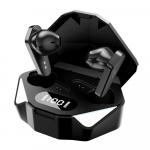 VAORLO X15 m&auml;nguk&otilde;rvaklapid juhtmevaba Bluetooth-peakomplekt madala latentsusega digitaalekraaniga HiFi stereomuusika k&otilde;rvaklapid k&otilde;igile nutitelefonidele must