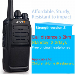 Laetav &otilde;huke Uhf traadita 16-kanaliline raadiosaatja Strength Version-Z