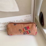 1 tk armsad velvetist pliiatsikarbid Kosmeetilise pintsliga huulepulk rahakott S&auml;ilituskott Naiste meik K&auml;ekotid Kirjatarvete kotid pliiatsikotid