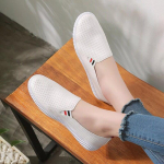 K&otilde;ik sobivad klassikalised valged kingad &Otilde;&otilde;nes hingav libisemisvastane pehme, kerge &uuml;heastmeline hingav naiste kingad Naiste nahast kingad 39 valge