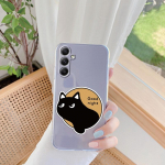 Armas kassimustriline pehme silikoonist l&auml;bipaistev &uuml;mbris Xiaomi Redmi 13C Note 13 Pro jaoks Samsung A55 A54 A34 S24 M35 iPhone 15 kaamera kaitsev p&otilde;rutuskindel kate Samsung Galaxy S20 FE