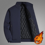 Veekindel Soe &Auml;riline &Uuml;hev&auml;rviline Talvine Meeste Vabaaja P&uuml;stkraega Jakk Pluss Suurus 5XL sinine