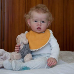 Tohutu suurusega 70 cm elutruu Reborn Baby Doll Liam Peen 3D-v&auml;rviga v&auml;rvitud Elus vasts&uuml;ndinud nukk Pehme puutega puuvillane keha &uuml;mbers&uuml;nninukk juurtega lokkis juustega 70cm