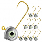 10 tk/komplekt 2/3/5/7G 3D Eyes kalakonks, metallist okastraatpea konks magevee merevee &otilde;ues kalap&uuml;&uuml;gi tarvikud S