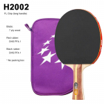 DHS 3 T&auml;rni Lauatennise Reket H 3002 3006 Puhtast Puidust Ping Pong Reket 2 T&auml;rni H 2002 2006 Klassikaline M&otilde;la 2 Star long grip