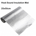 25x50cm auto kuumakaitsekile R auto soojuse heliisolatsiooni matt auto soojuskaitse isolatsiooni mootori kile CHINA