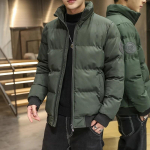 Meeste mantel talve uus puuvillane mantel Korea stiilis &otilde;huke trend l&uuml;hike puuvillane jope t&ouml;&ouml;riided vabaaja puuvillane mantel 3XL