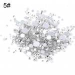 300/1000/1440/2000/3000 tk &uuml;mmargused tasapinnalised scrapbooking meisterdamise kivihelmed 1440Pcs