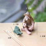 Kalap&uuml;&uuml;k Vanamees Vaigukuju Kuju Aiaornament Mikromaastiku Aiak&auml;sit&ouml;&ouml; Resin