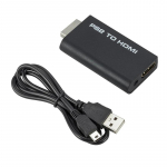 PS2-HDMI-muunduri adapter 3,5 mm helikaabliga toetab arvuti k&otilde;iki Ps2 480i 480p 576i kuvarežiime