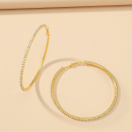 Euroopa ja Ameerika &Uuml;hendriikide isiksus Liialdatud 10 cm suured k&otilde;rvar&otilde;ngad Lihtne mood Inkrusteeritud kivist k&otilde;rvar&otilde;ngad naiste k&otilde;rvar&otilde;ngad