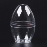 5 tk Beauty Egg S&auml;ilituskarp Kosmeetika K&auml;sna alus Oraganize Case Makeup Blender Pahvihoidja T&uuml;hi l&auml;bipaistev puhmaskarp