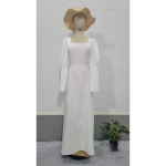 Euroopa ja Ameerika s&uuml;gisene uus pikkade varrukatega v&ouml;&ouml;kohaga ruudukujuline kraega pikk kleit vabaaja kleit S