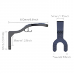 Mootorrattakiivri konksriiulid mitmeotstarbelised konksud riidepuud kodu pagasi jakihoidjad k&ouml;&ouml;gikapi riiul seinale paigaldatavad konksud