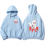 Rabbit Xplr-r Sam ja Colby Kapuutsiga Pusad Streetwear Unisex Hip Hop Talvised Higipusad Pikkade Varrukatega Kapuutsiga Graafiline Pusa L