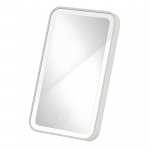 Auto LED P&auml;ikesesirm Meigipeegel Meik Kosmeetika T&uuml;drukutele Naistele P&auml;ikesesirmi Peegel Valgusega Laetav T&auml;itevalgus Universaalne Meigipeegel valge