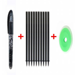 12 tk / komplekt kustutatav pliiats 0,5 mm t&auml;idetav pestav k&auml;epide Sinine/must/punane tindiga geelpliiats kooli kontoritarvete kirjatarvete jaoks 12pcs set