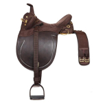 Austraalia Stock Horse Tack s&uuml;nteetiline sadul, igas suuruses hobustele 10" pruun