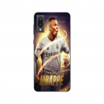 Coque Maniacase pourSamsung Galaxy A02 Kylian Mbappe Real Madrid Wallpaper