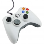USB filaire Manette de jeu Xbox 360 Blanc