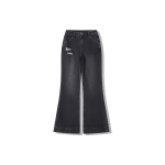 Li Ning X Pleasures Koost&ouml;&ouml; &Uuml;hev&auml;rvilised Laienevad Pesu Denim P&uuml;ksid Naistele Must AJQT384-1 L black