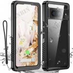 IP68 veekindel Google Pixel 9 8A 8 Pro 8 7 Pro 7A 7 6A 9 &uuml;mbris RedPepper Cover Sukeldumine Veealune Ujumine V&auml;lissport Google Pixel 9 must