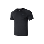 Under Armour &Uuml;hev&auml;rviline RUSH Tehnoloogiaga Jooksutreening Kiirkuiv Cool Hingav &Uuml;mmarguse Kaelusega Spordi L&uuml;hikeste Varrukatega T-s&auml;rk Meeste Topid Must 1383700-001 M
