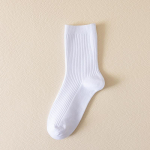 5 paari Meeste sokid Puuvill Must Valge &Auml;rimees Kvaliteetne Mugav Hingav T&ouml;&ouml; Meeste Triip Uus 5pairs valge