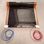 PTC k&uuml;ttekile 2M juhtmestikuga 220V isereguleeruv infrapuna elektriline p&otilde;randak&uuml;ttes&uuml;steem 50cm laius 1/2/3/4m2 k&uuml;ttemattide komplektid 50cm*2m