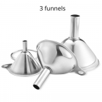 3TK k&ouml;&ouml;gi&otilde;li vedelbaar roostevabast terasest veinikolvi lehter eemaldatav koonus v&auml;ike suulehtrid koduk&ouml;&ouml;gi tarvikute jaoks