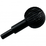 41,2 mm Extreme Sphere Rotary Burr Carbide Burr Ball Puidu nikerdamine Poleerimine Graveerimine Puuriotsad Kuulsaadusega lihvimispea must