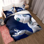 ASTRO BOT Armas multifilmi voodipesukomplekt Tekikomplekt, &uuml;heinimesevoodi King-size voodikomplekt t&auml;iskasvanutele lastele Magamistoa tekikott padjap&uuml;&uuml;r 135x200cm 2pcs