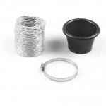 1 tk universaalne auto esikaitseraua sisselaske&otilde;hk Turbo &otilde;hu sisselasketoru komplekt ABS turbiini sisselaskekomplekt toru &otilde;hulehter s&uuml;sinikkiust v&auml;limus