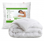 Kołdra Zimowa GRUBA 160x200 + Pikowana Poduszka 80x80 400g/mkw Ciepła 160x200 valge