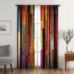 2 tk V&auml;rvikalt Maalitud Puidust Kardinapuud Kardinapaelaga L&auml;&auml;ne Maastiil Lodge Talumaja Puidust Vintage Aitukse Akna Kardinad. 150x166cm