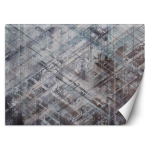 Tapeet Geomeetriliste kujundite abstraktsioon 100x70 hall v&auml;rv